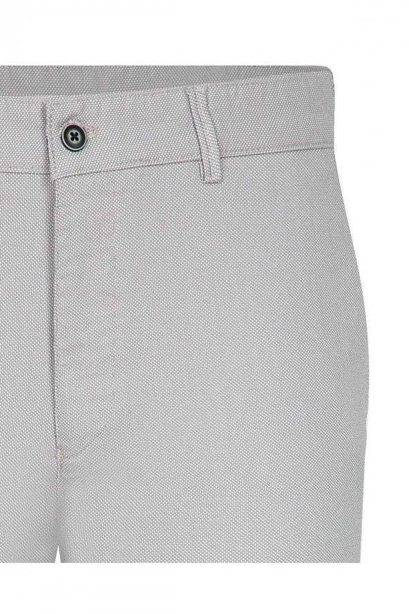 Slim Fit Gabardin Bej Erkek Pantolon - 6