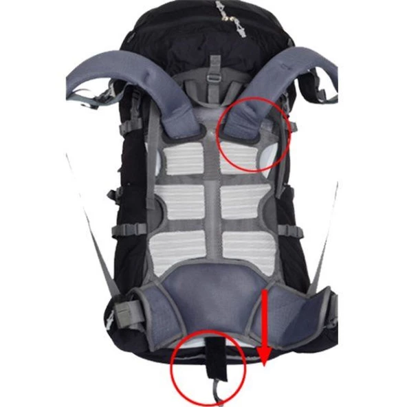Qunta Malıboo 45 Lt Sırt Çantası  DRK806018 D34 - 4