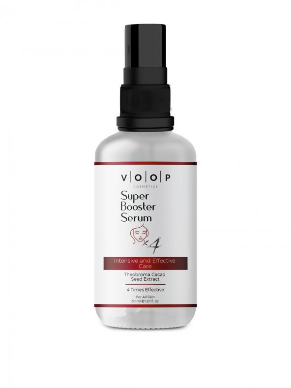 VOOP Super Booster 4 Kat Etkili Cacao Seed Extract Serum 30 Ml