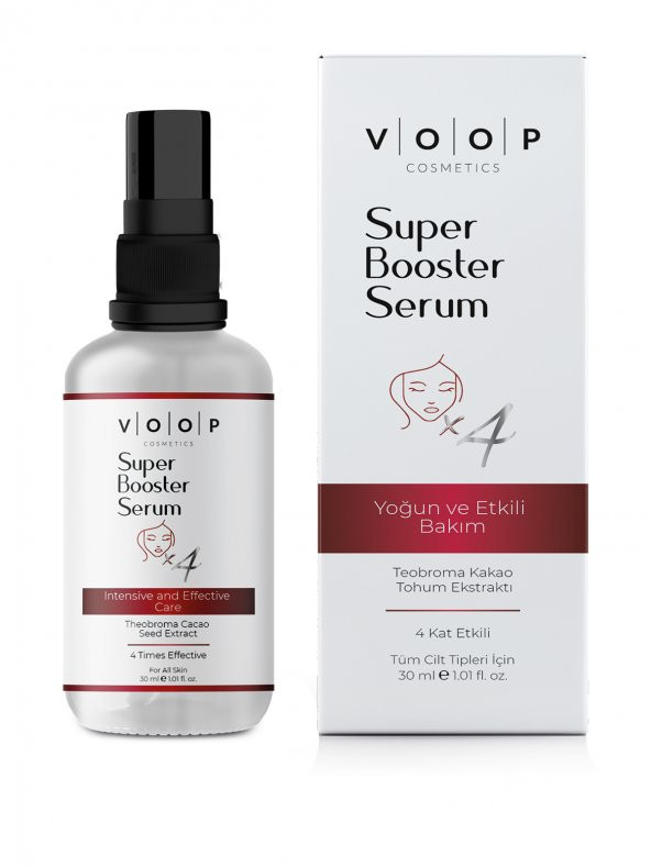 VOOP Super Booster 4 Kat Etkili Cacao Seed Extract Serum 30 Ml - 2