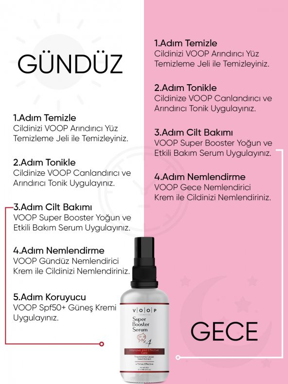 VOOP Super Booster 4 Kat Etkili Cacao Seed Extract Serum 30 Ml - 4