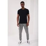 TOMMY LIFE Lacivert Erkek Basic Kısa Kol Standart Kalıp O Yaka T-shirt - 87911 T10ER-87911