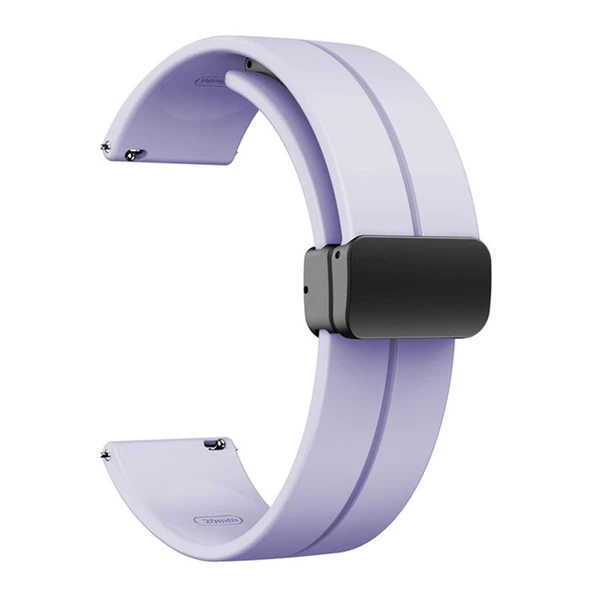 Gpack Xiaomi Watch S1 Active Kordon Silikon Mıknatıslı Ayarlanabilir HS19 - 12