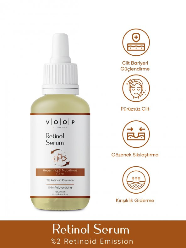 VOOP Retinol Onarıcı Ve Besleyici Bakım Emission 2 Serumu 30 Ml - 3