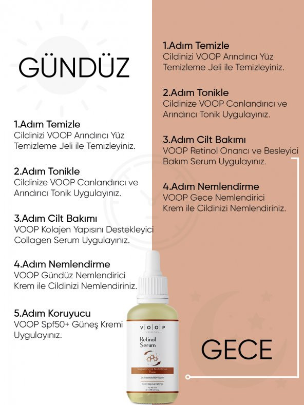 VOOP Retinol Onarıcı Ve Besleyici Bakım Emission 2 Serumu 30 Ml - 4