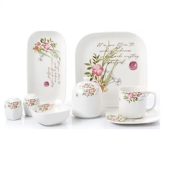 Korkmaz Kappa Collection 28 Parça Kahvaltı Takımı A8626