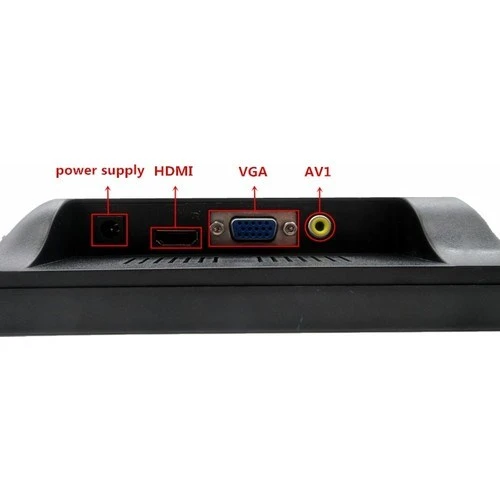 TECHSMART 10.1" HDMI + VGA + VIDEO LCD TV MONİTÖR - 4