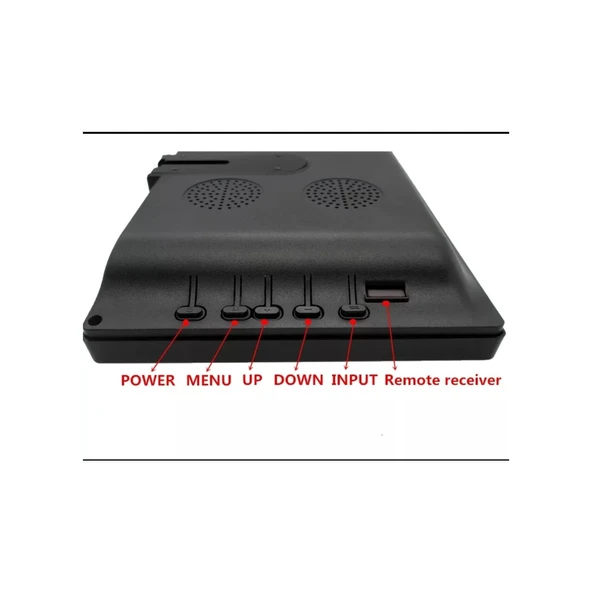 TECHSMART 10.1" HDMI + VGA + VIDEO LCD TV MONİTÖR - 2