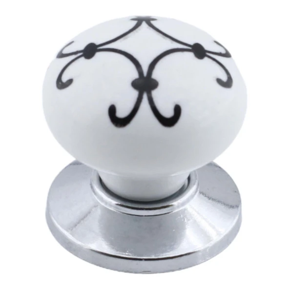 Sude Düğme Çekmece Dolap Kapak Kulpu Kulbu Beyaz Krom Renk Polimer Kulp