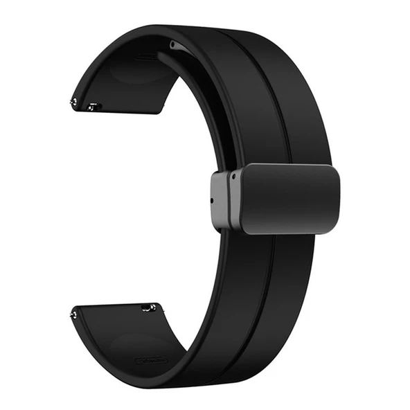 Gpack Samsung Galaxy Watch 5 Pro Kordon Silikon Mıknatıslı Ayarlanabilir HS19