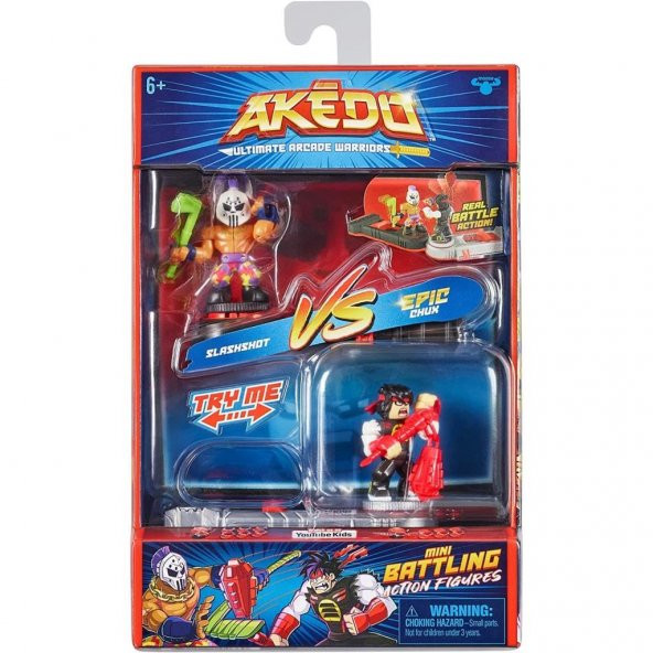 Akedo S2 2Li Paket AKE06000 Aksiyon Figür Slashshot vs Epic Chux - 2
