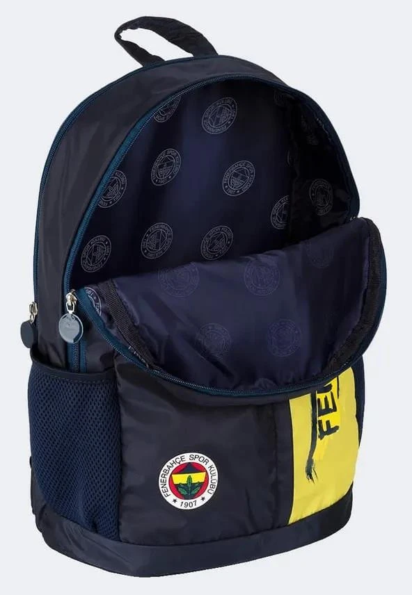 Fenerbahçe Lisanslı Kaligrafik Baskılı Lacivert Sırt Çantası - 2