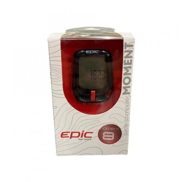 Epic Moment 8 Kablolu Bisiklet Kilometre Sayacı ürün görseli