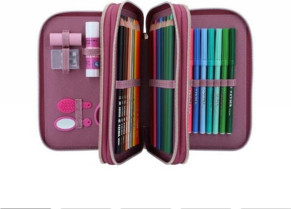 Topmodel Miss Melody Triple Pencil Case Horses - 3