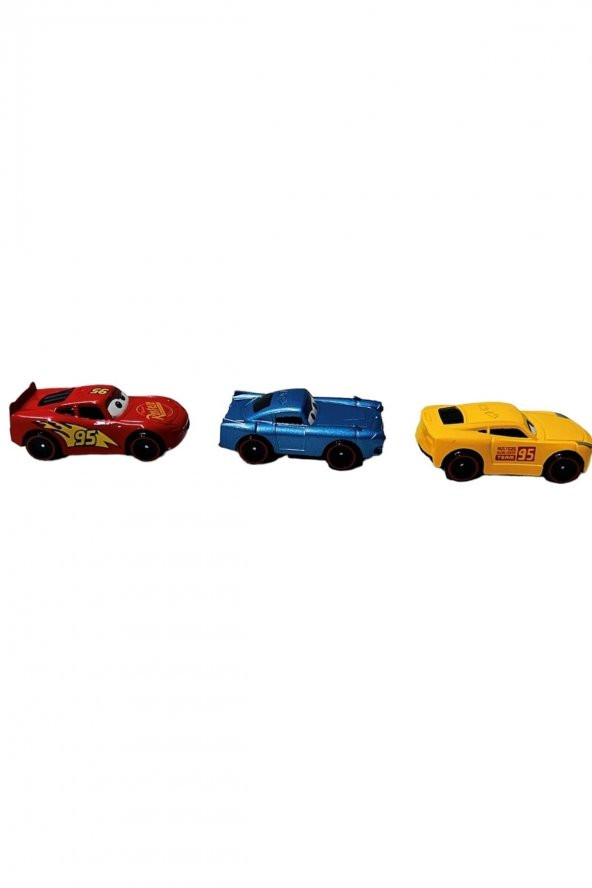 Cars Şimşek Mcqueen 3lü Metal Araba - 2