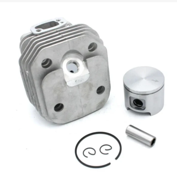 Kmtmak Husqvarna 61 Motorlu Testere Silindir Piston Set- 48mm Kesim Motoru Gömlek Piston - 4