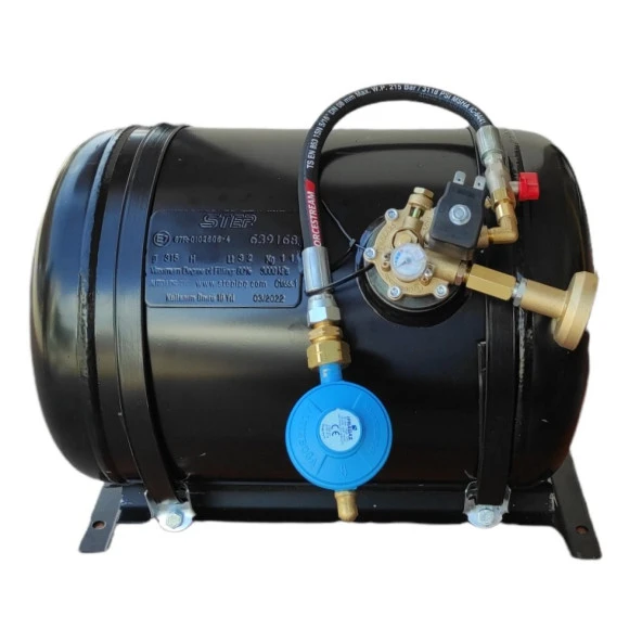 Karavan Lpg Tankı Yatay 32 Litre Hazır Set
