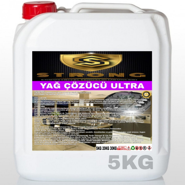 STRONG KİR VE YAĞ ÇÖZÜCÜ ULTRA 5KG