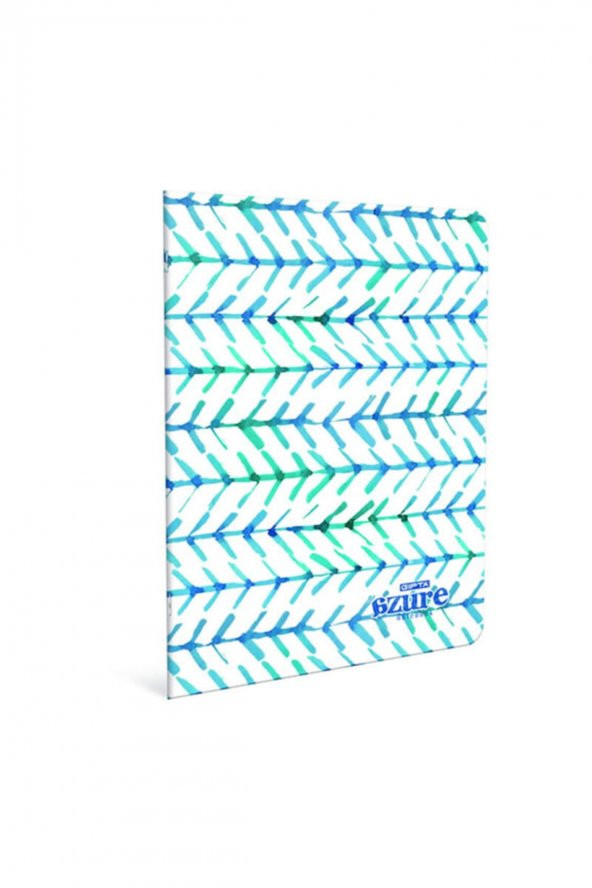 Azure A4 Kareli Tel Dikişli Defter 80 Yaprak
