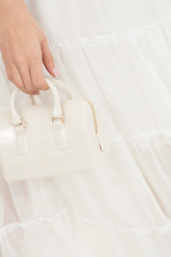 Kadın El Ve Omuz Çantası Küçük Boy Zincirli - Resim 3