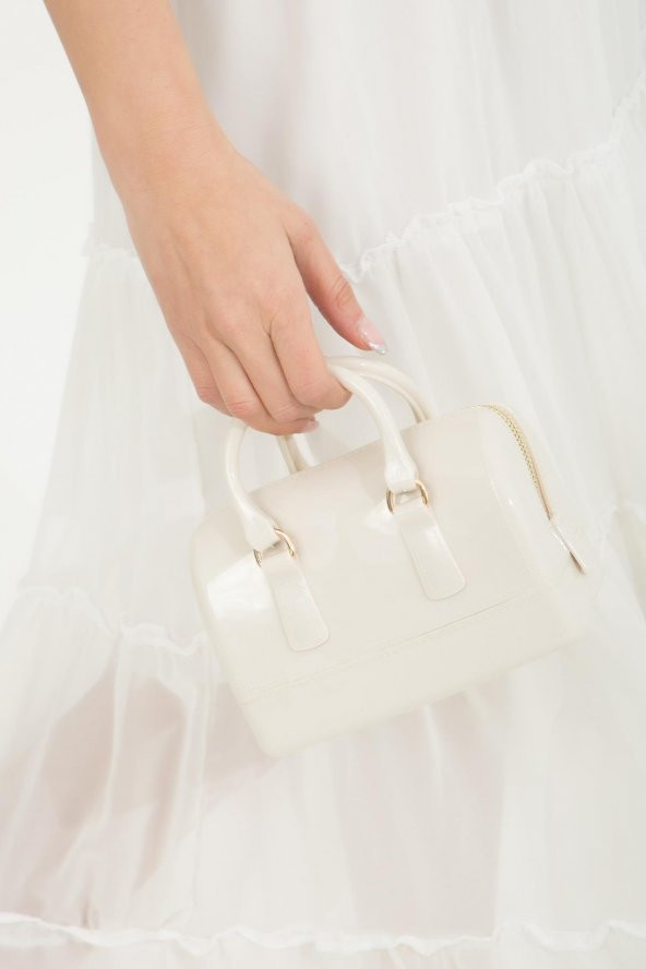 Kadın El Ve Omuz Çantası Küçük Boy Zincirli - Resim 4