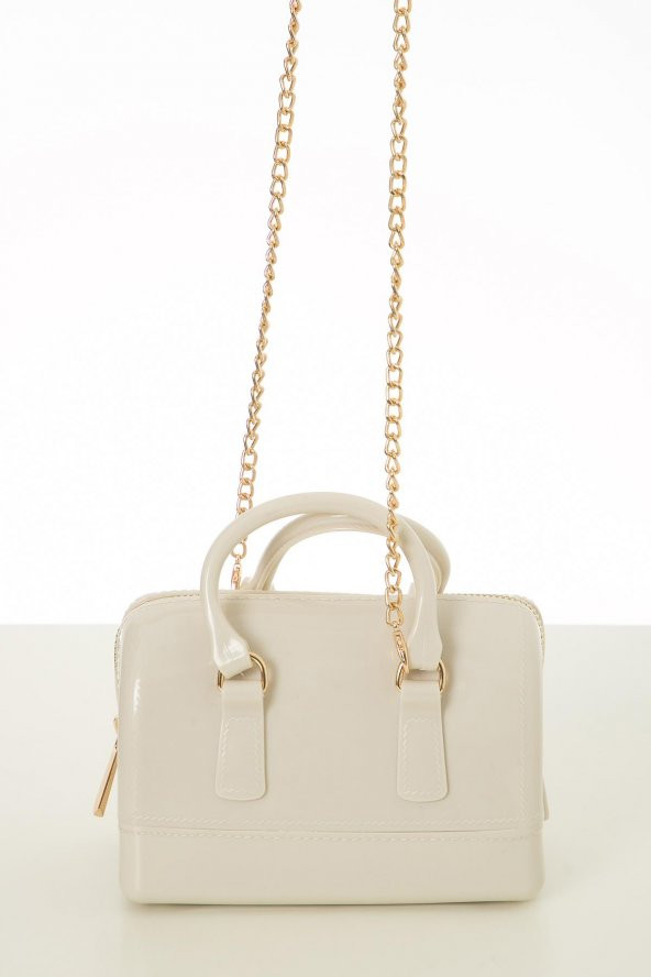 Kadın El Ve Omuz Çantası Küçük Boy Zincirli - Resim 7