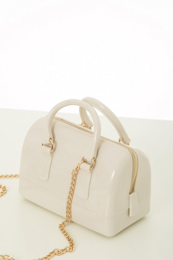 Kadın El Ve Omuz Çantası Küçük Boy Zincirli - Resim 8