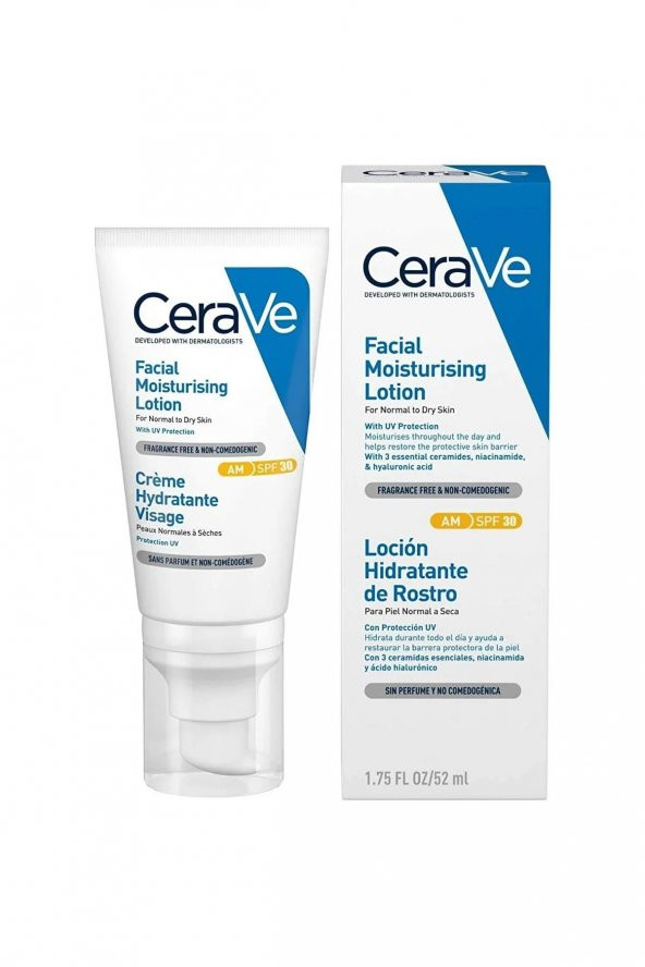 Cerave Yüz Nemlendirici SPF 30 52 ml