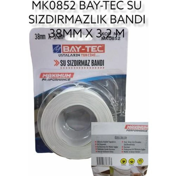Bay-Tec Mk0850 Su Sızdırmazlık Bandı 22 Mm X 3.2 Metre