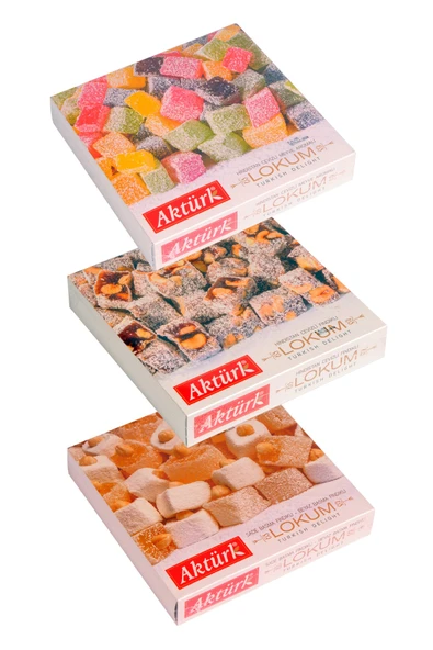 Aktürk Lokum 3 lü Karma Set