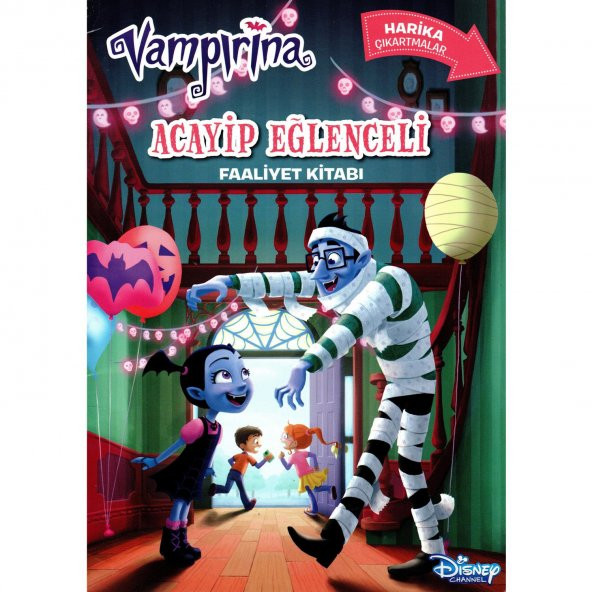 Disney Vampirina Çıkartmalı Aktivite Kitabı Acayip Eğlenceli Faaliyet Kitabı