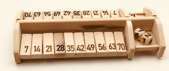 Renkli Oyun Çarpım Tablosu Oyunu 7 Ler 2 Kişilik - 1