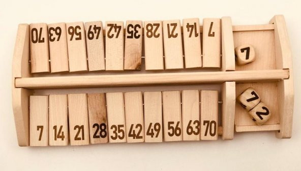 Renkli Oyun Çarpım Tablosu Oyunu 7 Ler 2 Kişilik - 5