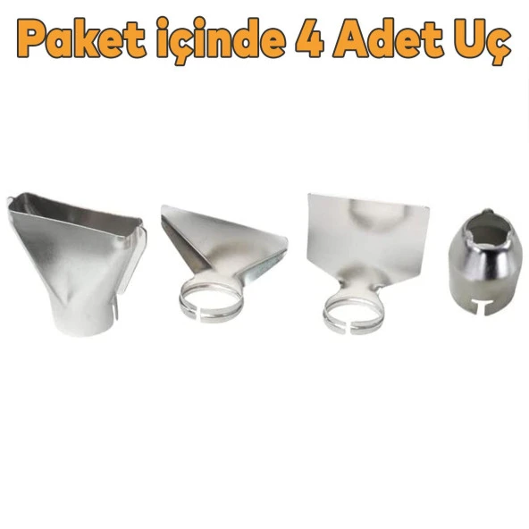 Fast bond Sıcak Hava Tabancası İnce Isı Ayarlı 2000 W 2 Kademeli Üfleme - Resim 2