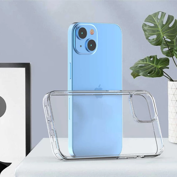 Apple iPhone 14 Plus Kılıf Zore Coss Şeffaf Sert Silikon Kılıf - 3