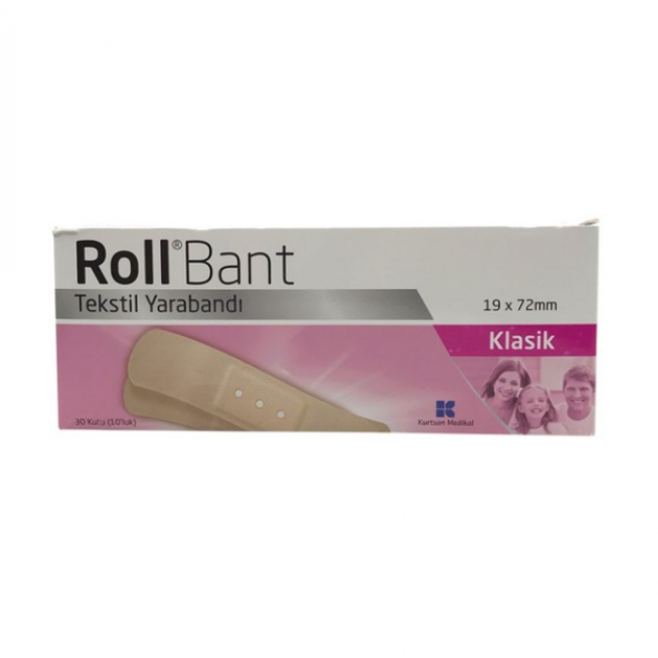 Roll Bant Tekstil Yarabandı 30 Kutu 10luk
