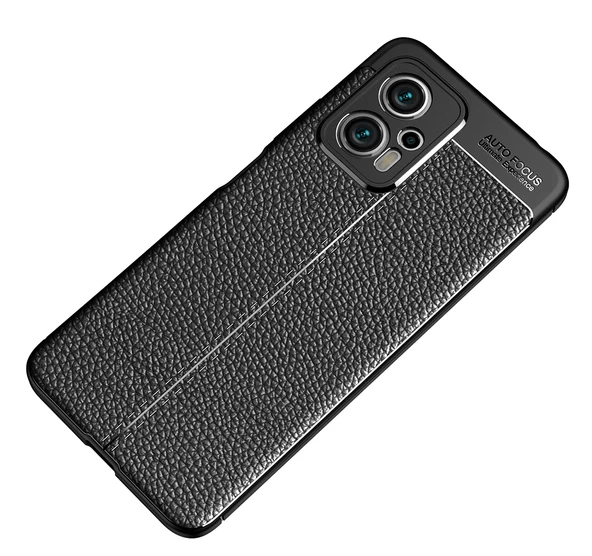 Xiaomi Poco X4 GT Kılıf Zore Niss Deri Desenli Silikon Kılıf - Resim 8