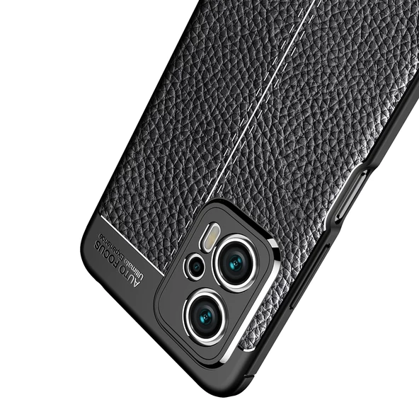 Xiaomi Poco X4 GT Kılıf Zore Niss Deri Desenli Silikon Kılıf - Resim 9