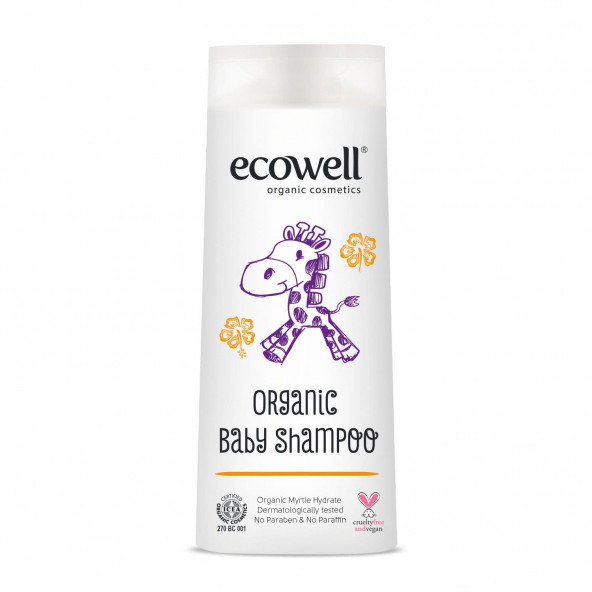 Ecowell Organik Bebe Şampuanı 300 Ml