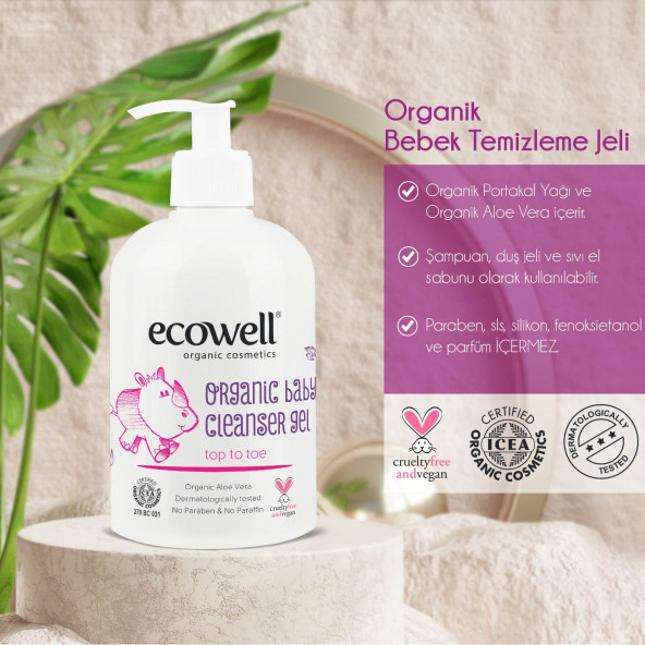 Ecowell Bebek Temizleme Jeli 500 ML - 2