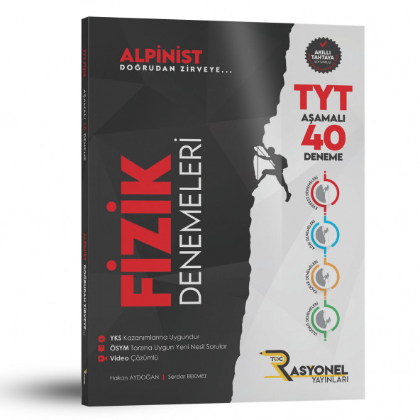 TYT Fizik 40 lı Deneme Seti (Alpinist Serisi)