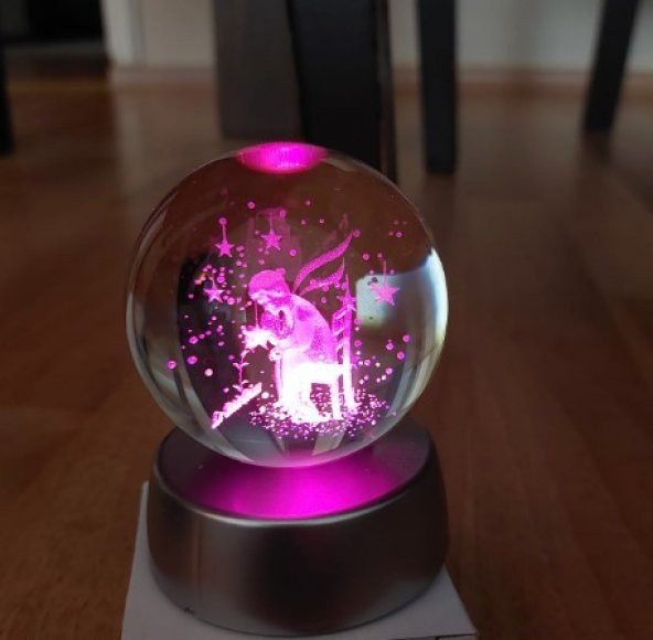 Küçük Prens Cam Küre Rengarenk, Renk Değiştiren - 2