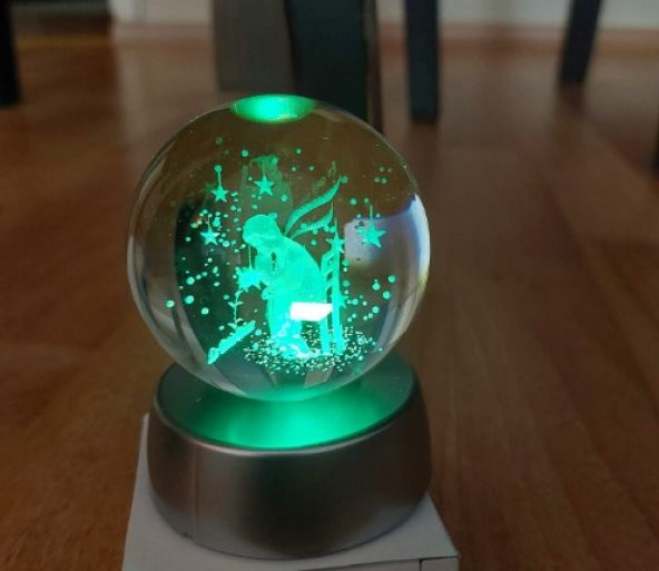 Küçük Prens Cam Küre Rengarenk, Renk Değiştiren - 3