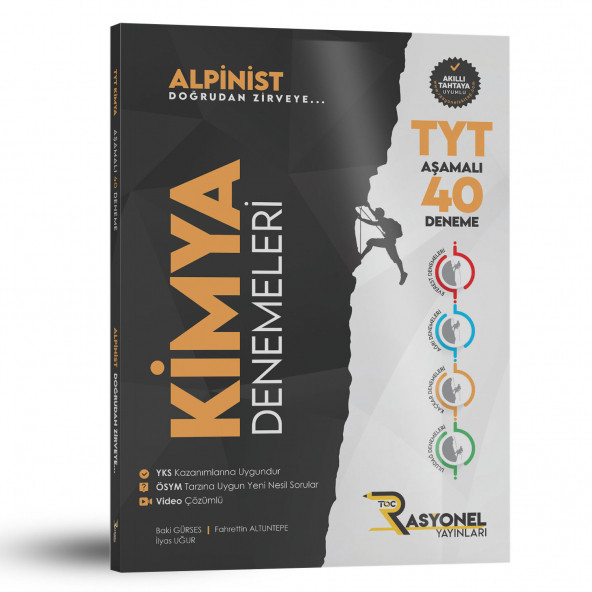 2024 TYT Kimya 40'lı Deneme Seti (Alpinist Serisi)