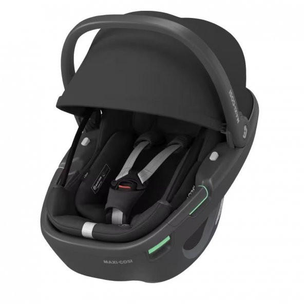 Maxi-Cosi Coral 360 Dönebilir Yatabilir İsofix Bazalı 2si Bir Arada Ana Kucağı ve Oto Koltuğu Essential Black - 3