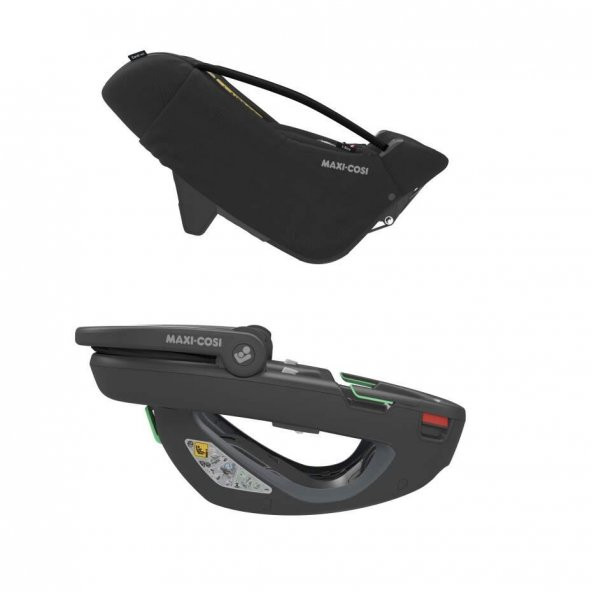 Maxi-Cosi Coral 360 Dönebilir Yatabilir İsofix Bazalı 2si Bir Arada Ana Kucağı ve Oto Koltuğu Essential Black - 10