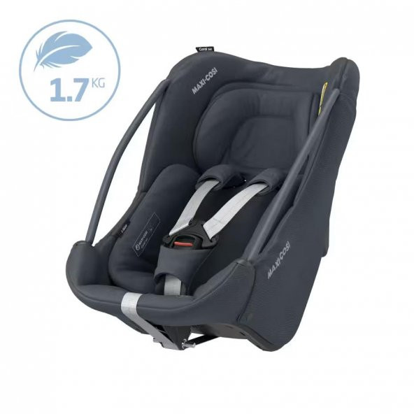 Maxi-Cosi Coral 360 Dönebilir Yatabilir İsofix Bazalı 2si Bir Arada Ana Kucağı ve Oto Koltuğu Essential Graphite - 3