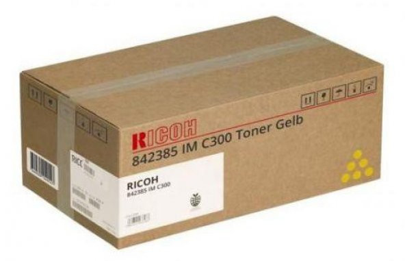 Ricoh IM C300 Yellow Sarı Orjinal Fotokopi Toneri IM C300-300F 6.000 Sayfa Gr-C4 ürün görseli