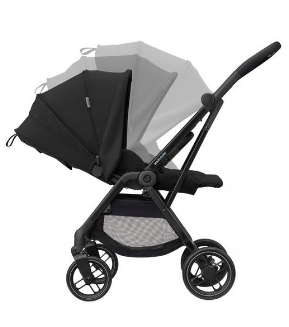 Maxi-Cosi Leona2-Coral 360 Modüler Ana Kucaklı Ultra Kompakt Çift Yönlü Seyahat Sistem Bebek Arabası Essential Black - 3