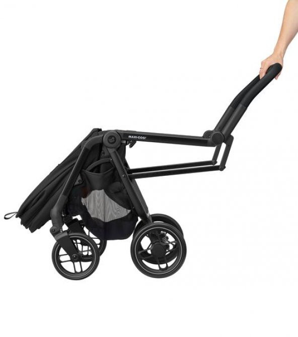 Maxi-Cosi Leona2-Coral 360 Modüler Ana Kucaklı Ultra Kompakt Çift Yönlü Seyahat Sistem Bebek Arabası Essential Black - 9